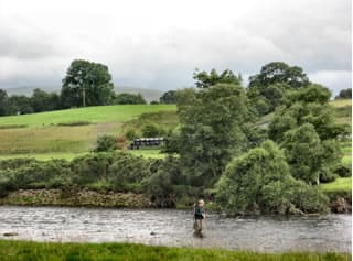 Fishing nearby in the River South Tyne